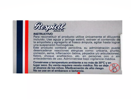Respicil ad im susp iny 1 fa/diluy 2 ml bencilpenicilina procaina/bp sodica/metamizol