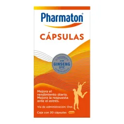 Pharmaton 30 caps ginseng vitaminas y minerales