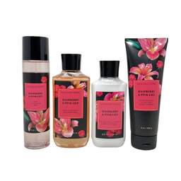 Kit de 1 body mist, 1 body lotion y 1 body wash sweet raspberry