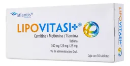 Lipovitasi-Or C/30 Comprimidos (Metionina/Vitamina B1/Carnitina)