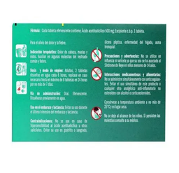 Aspirina Ad 500 Mg 12 Tab Eferv (Acido Acetilsalicilico)