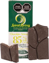 Barra de chocolate con espirulina y nibs 47 gramos Aeh