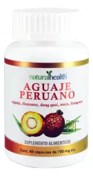Capsula de aguaje frasco con 60 capsulas Natural Health