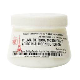 Crema de rosa mosqueta y ac. hialuronico 100 gr