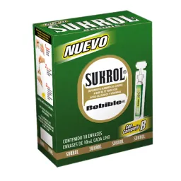 Sukrol suplemento alim liquido 10 piezas 10 ml